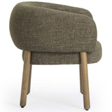 Foxy Accent Chair, Olive Cream-Furniture - Chairs-High Fashion Home
