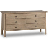 Freddie 6 Drawer Dresser, Caramel by Four Hands