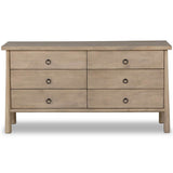 Freddie 6 Drawer Dresser, Caramel by Four Hands