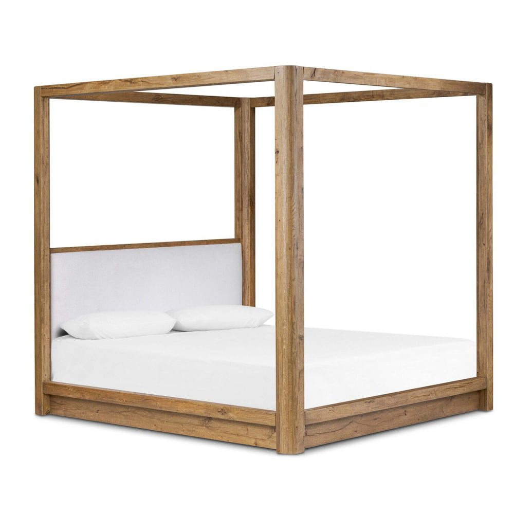 Frederick Canopy Bed, Antwerp Bone by Four Hands-Furniture - Bedroom-High Fashion Home