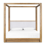 Frederick Canopy Bed, Antwerp Bone by Four Hands-Furniture - Bedroom-High Fashion Home