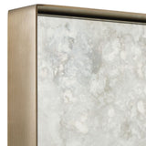 Fredric Square Mirror, Brass