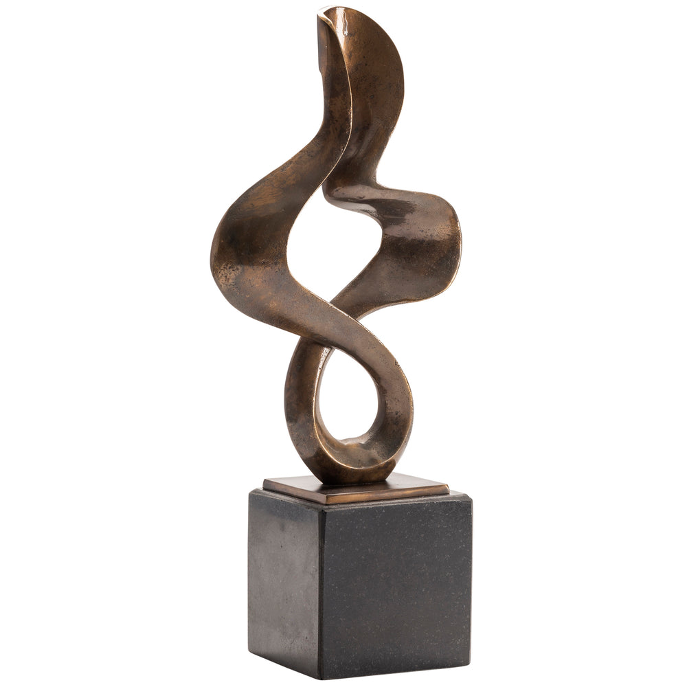 Free Form Sculpture, Bronze-Accessories-High Fashion Home