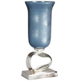Freestyle Sculptural Vase, Blue-Accessories-High Fashion Home
