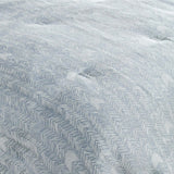 French Herringbone Comforter Set, Storm