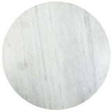 Fullerton Round Dining Table, White-Furniture - Dining-High Fashion Home