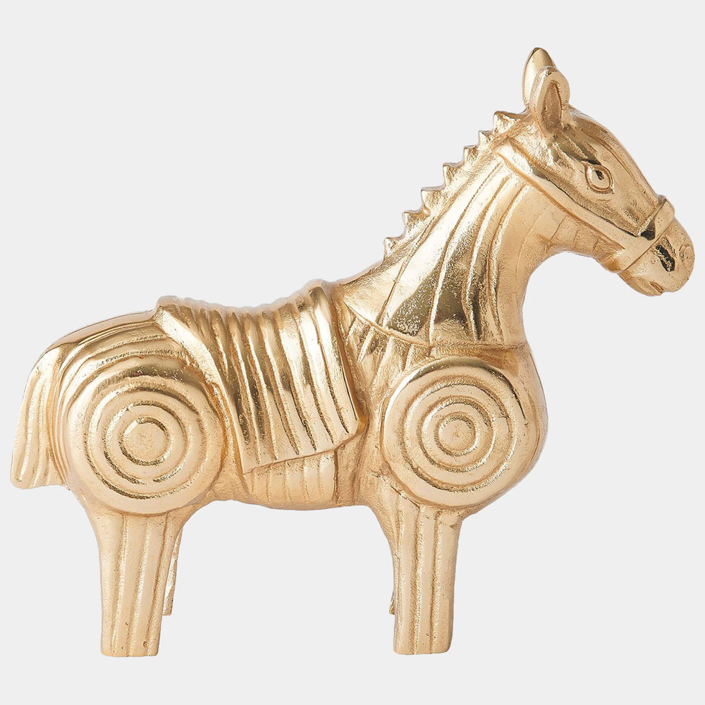 Funny Fig Horses, Gold-Accessories-High Fashion Home