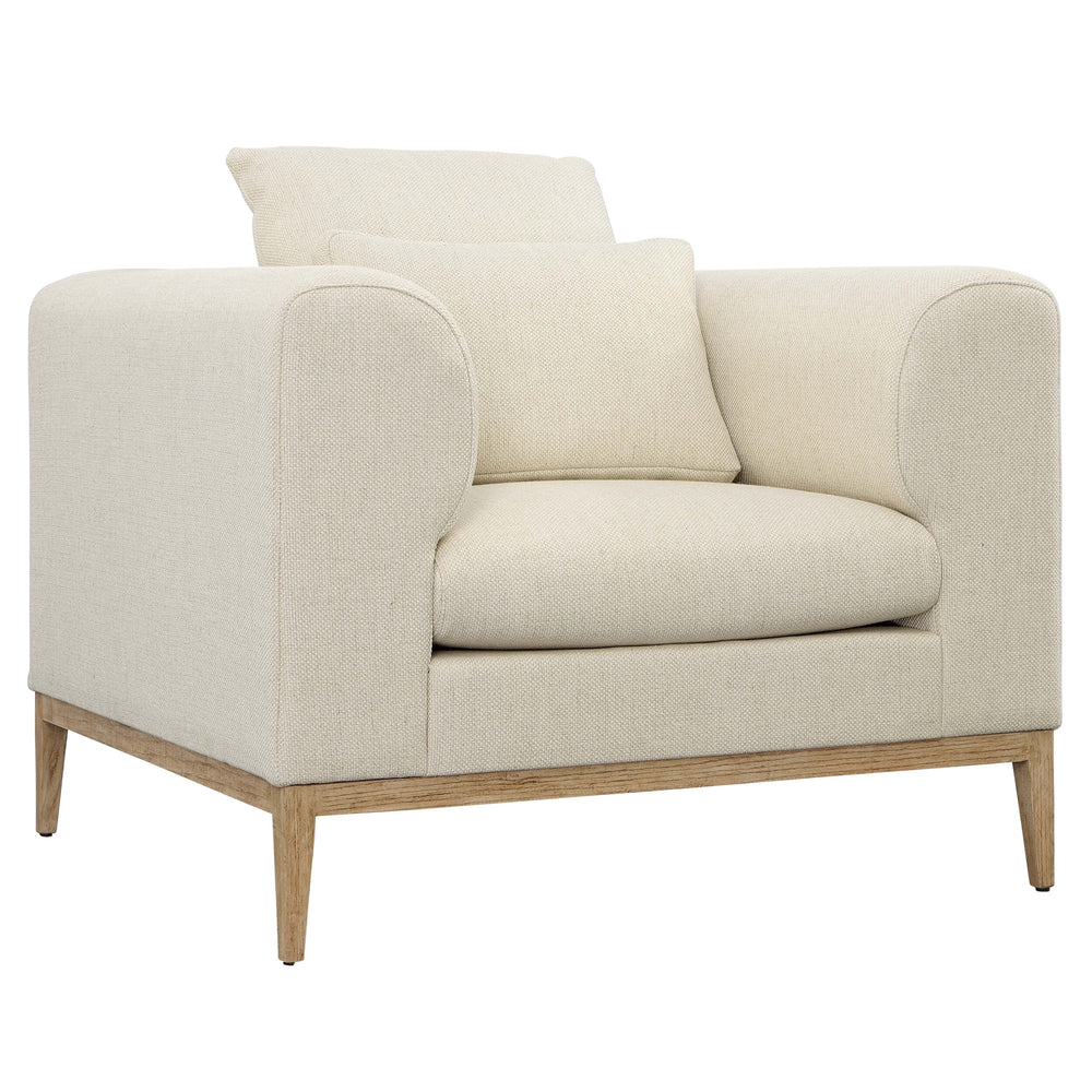 Dalia Chair, Ecru-Furniture - Chairs-High Fashion Home