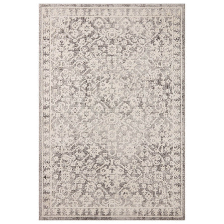 Magnolia Home by Joanna Gaines x Loloi Rug Gigi GIG-01, Grey/Ivory
