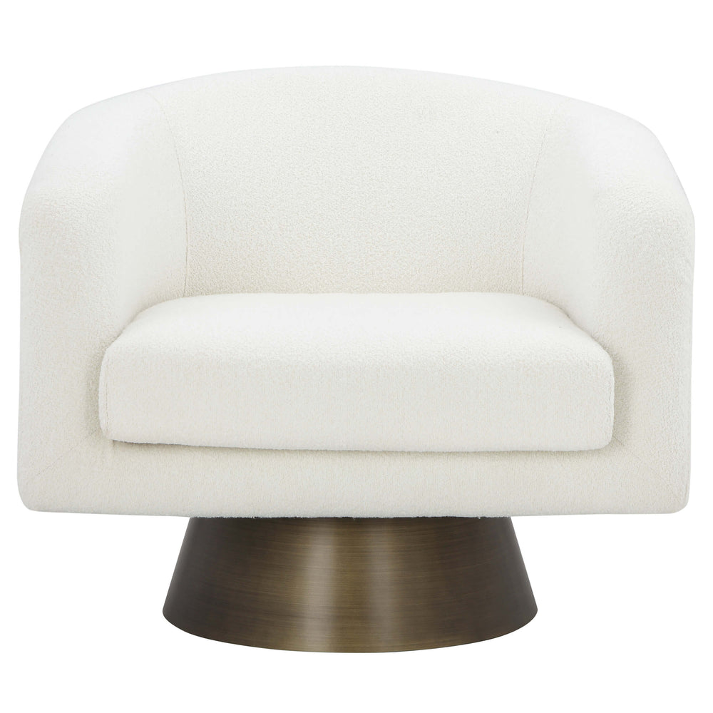 Goli Chair, Cream Boucle-Furniture - Chairs-High Fashion Home