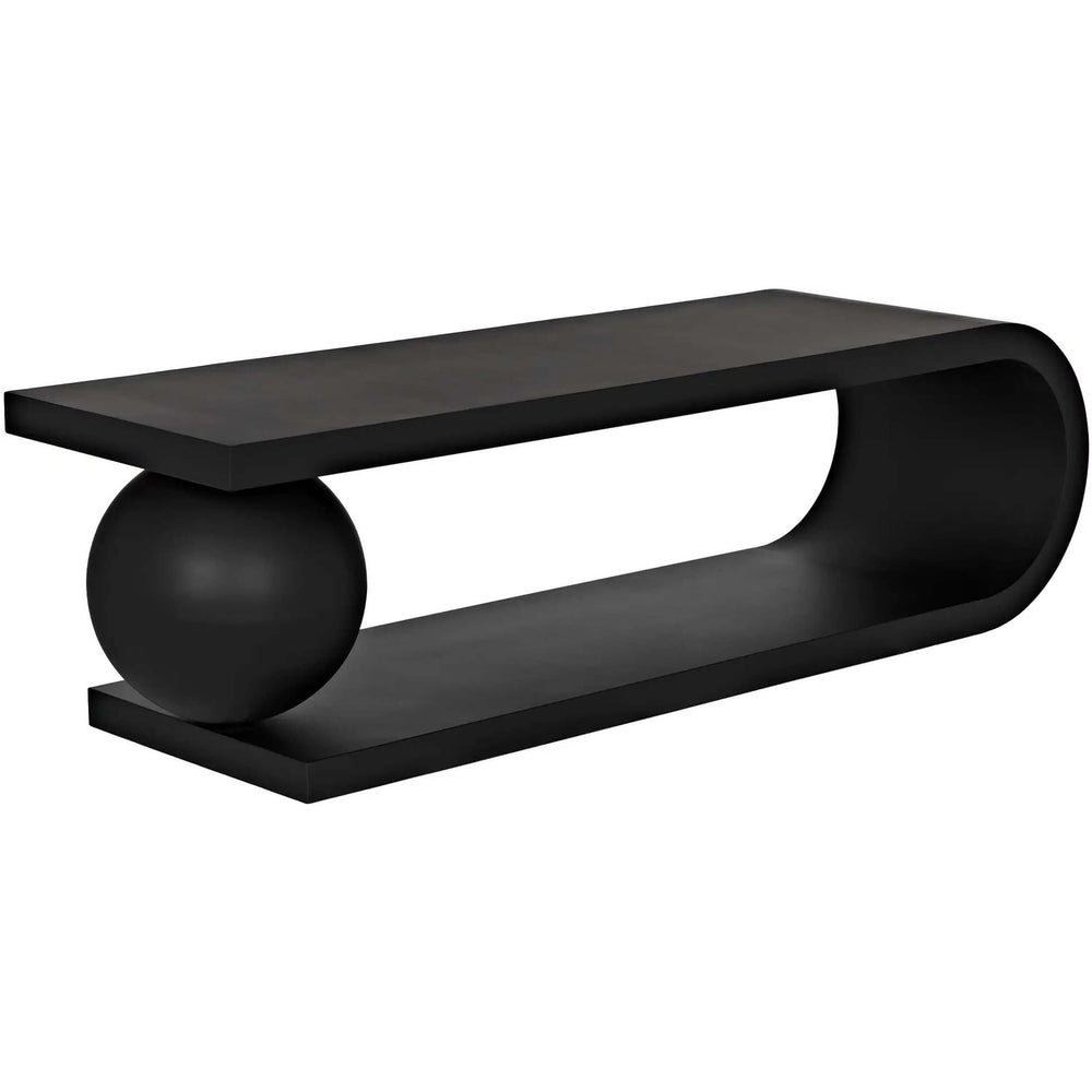 Estelle Coffee Table, Matte Black-High Fashion Home