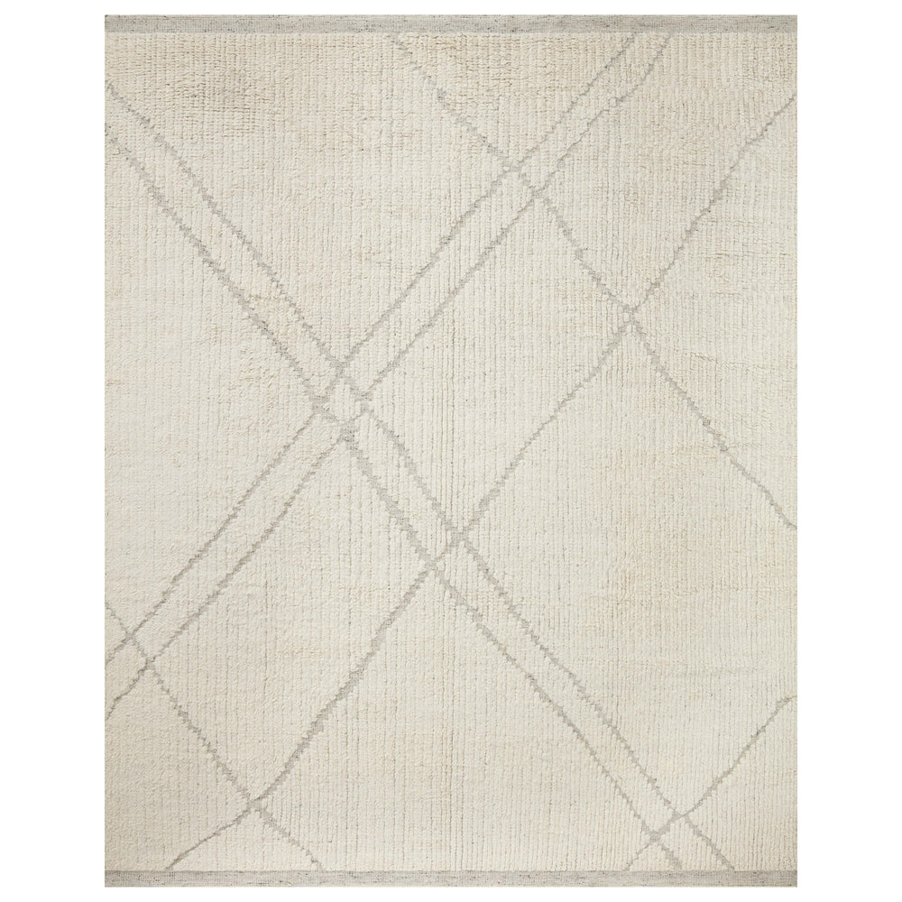 Amber Lewis x Loloi Rug Gwyneth GWY-03, Ivory/Silver-Rugs1-High Fashion Home