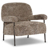 Gabriette Chair, Taupe Shearling by Four Hands