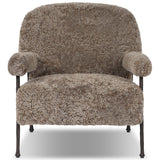 Gabriette Chair, Taupe Shearling by Four Hands