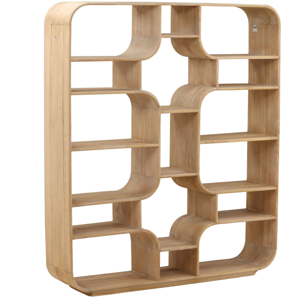 Gaetan Bookcase, Light Natural