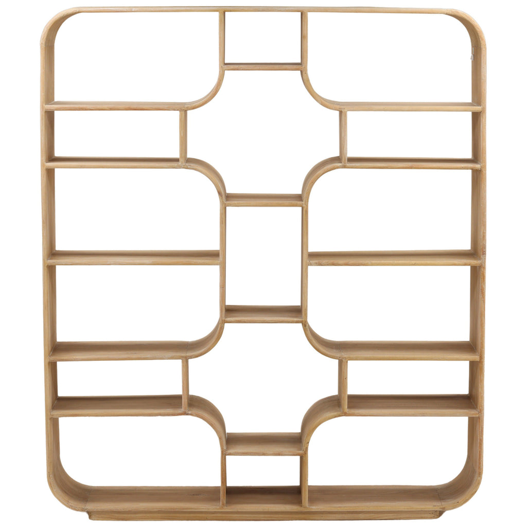 Gaetan Bookcase, Light Natural – High Fashion Home