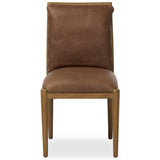 Gallagher Leather Dining Chair, Palermo Cigar, Set of 2 by Four Hands-Furniture - Dining-High Fashion Home