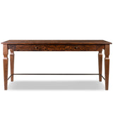Galvin Desk, Walnut by Amber Lewis x Four Hands-Furniture - Office-High Fashion Home