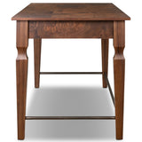Galvin Desk, Walnut by Amber Lewis x Four Hands-Furniture - Office-High Fashion Home