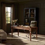 Galvin Desk, Walnut by Amber Lewis x Four Hands-Furniture - Office-High Fashion Home