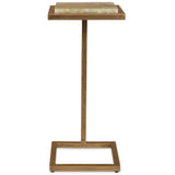Gamora Drink Table, Antique Gold-Furniture - Accent Tables-High Fashion Home