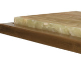 Gamora Drink Table, Antique Gold-Furniture - Accent Tables-High Fashion Home