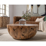 Garford Round Coffee Table, Natural-Furniture - Accent Tables-High Fashion Home