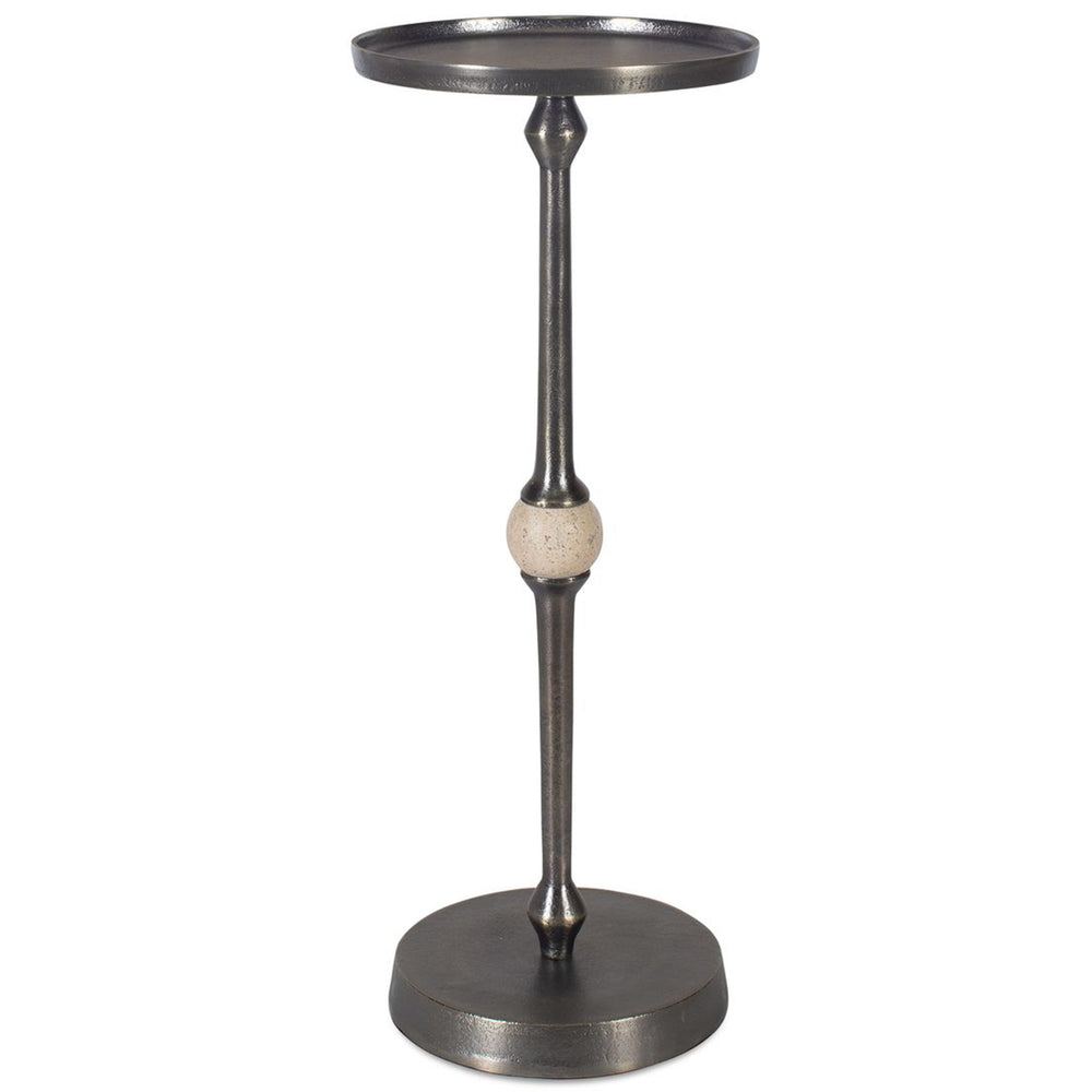 Gavin Accent Table, Dark Bronze-Furniture - Accent Tables-High Fashion Home