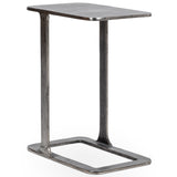 Geanna Accent Table, Nickel-Furniture - Accent Tables-High Fashion Home