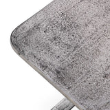 Geanna Accent Table, Nickel-Furniture - Accent Tables-High Fashion Home