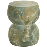 Gemina End Table, Jade Onyx-Furniture - Accent Tables-High Fashion Home