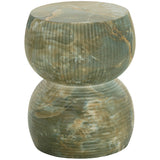 Gemina End Table, Jade Onyx-Furniture - Accent Tables-High Fashion Home