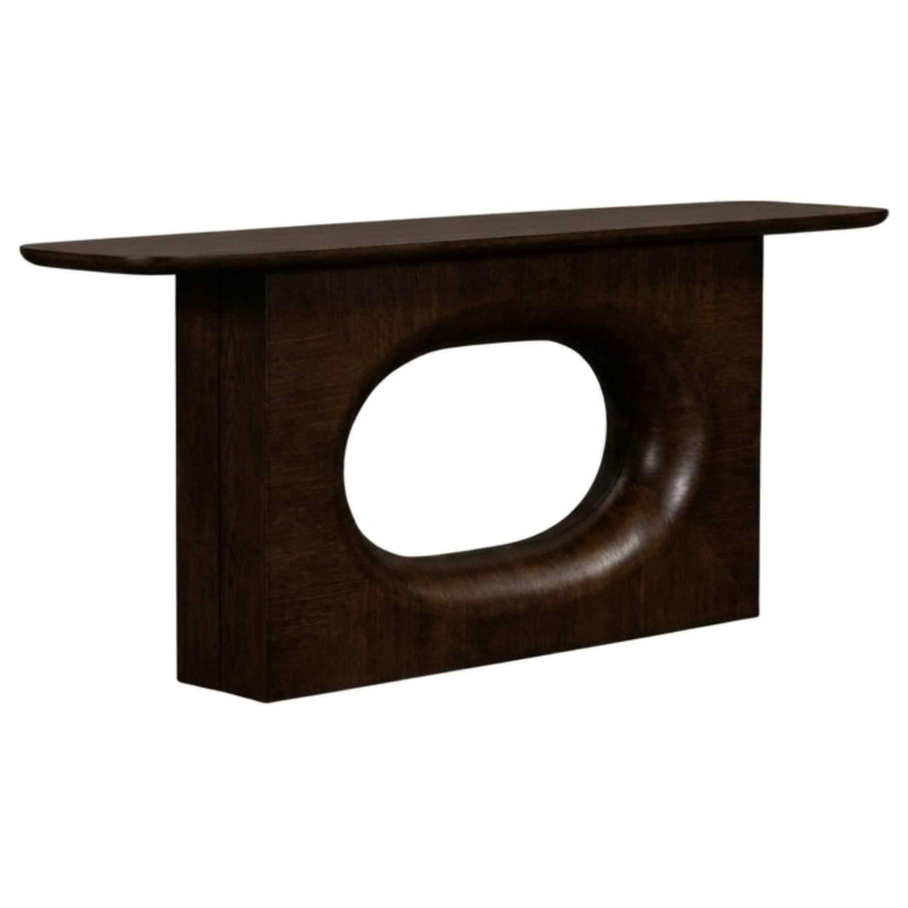 Luka Console Table, Medium Cinder