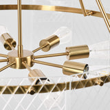 Genesis Round Chandelier, Black-Lighting-High Fashion Home