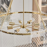 Genesis Round Chandelier, Black-Lighting-High Fashion Home