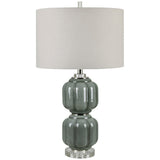 Genevieve Table Lamp, Green-Lighting-High Fashion Home