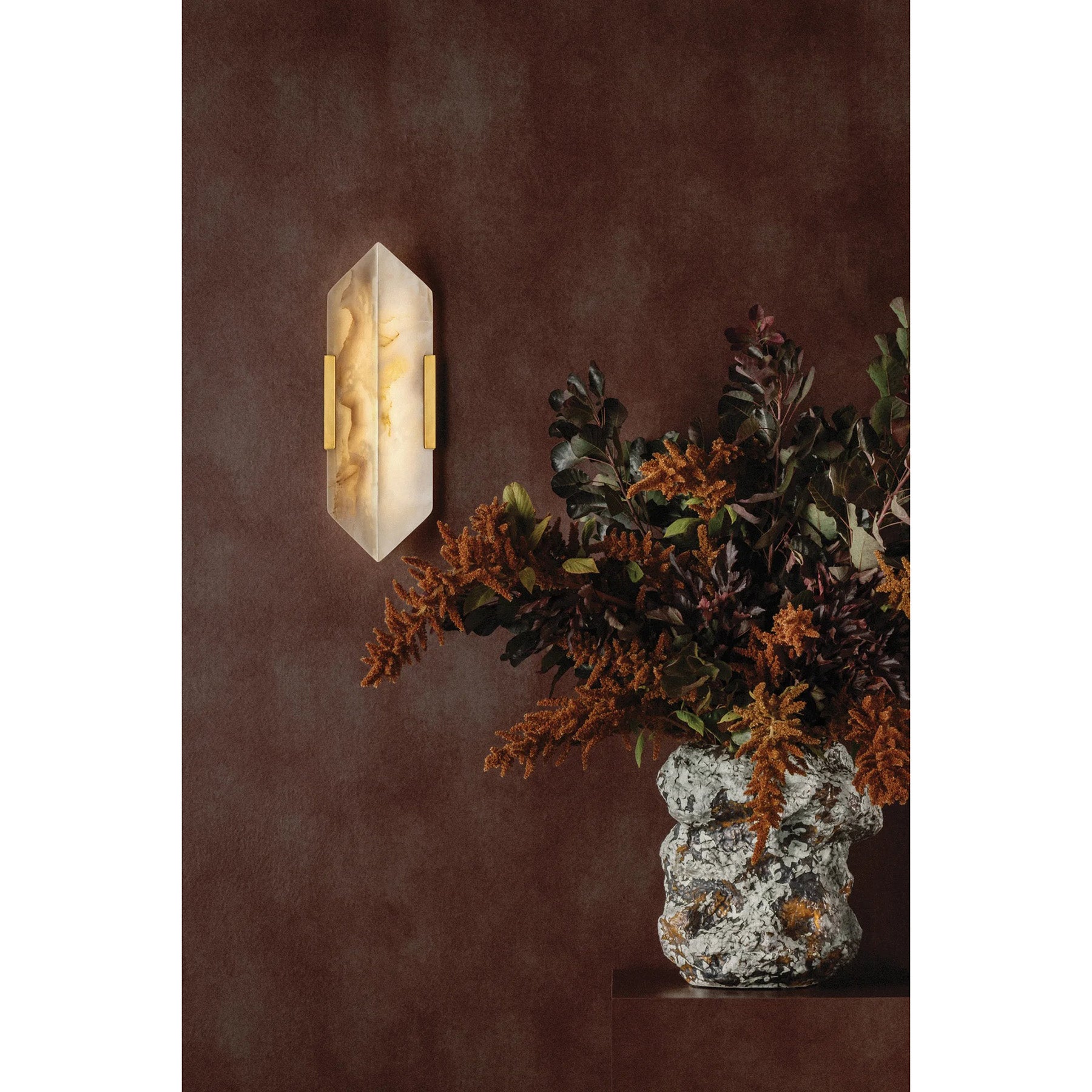 Geo Linear Wall Pendant, Vintage Brass – High Fashion Home