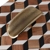 Geo Print Boxes, Black/Brown, Set of 2-Accessories-High Fashion Home