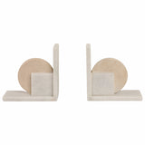 Geometric Bookends, Multi, Set of 2-Accessories-High Fashion Home