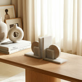 Geometric Bookends, Multi, Set of 2-Accessories-High Fashion Home