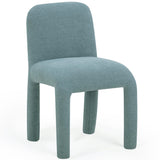 Georgia Chenille Dining Chair, Light Blue-Furniture - Dining-High Fashion Home