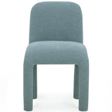 Georgia Chenille Dining Chair, Light Blue-Furniture - Dining-High Fashion Home