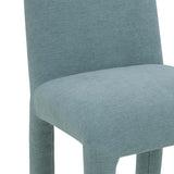 Georgia Chenille Dining Chair, Light Blue-Furniture - Dining-High Fashion Home