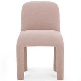 Georgia Chenille Dining Chair, Light Pink-Furniture - Dining-High Fashion Home