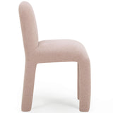 Georgia Chenille Dining Chair, Light Pink-Furniture - Dining-High Fashion Home
