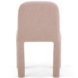 Georgia Chenille Dining Chair, Light Pink-Furniture - Dining-High Fashion Home