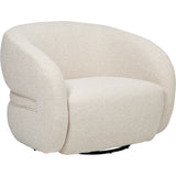 Georgie Swivel Chair, Tasmin Linen-Furniture - Chair-High Fashion Home