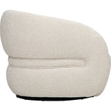 Georgie Swivel Chair, Tasmin Linen-Furniture - Chair-High Fashion Home