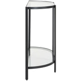 Gerard Console Table, Satin Black-Furniture - Accent Tables-High Fashion Home