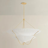 Gerhard Chandelier, Aged Brass